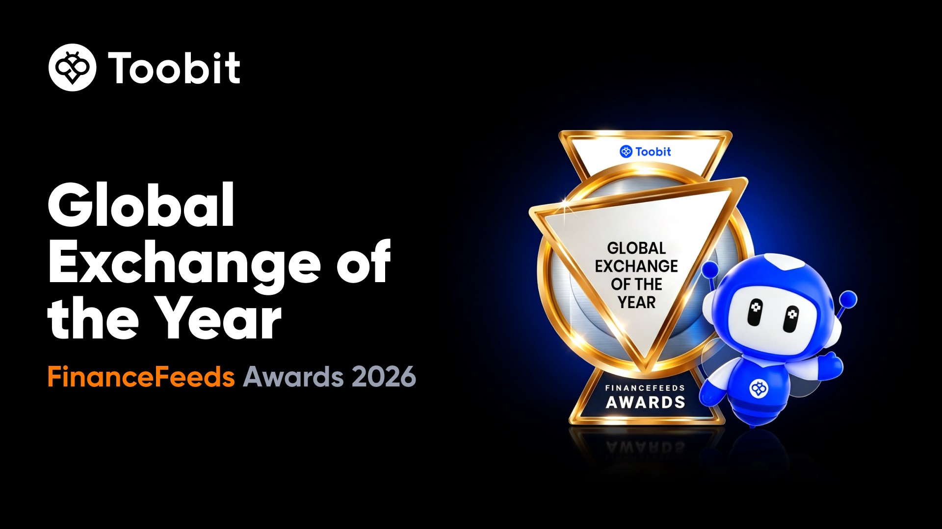 Toobit Crowned Global Exchange of the Year by FinanceFeeds