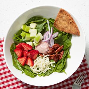 Chopped Leaf Summer Strawberry Salad
