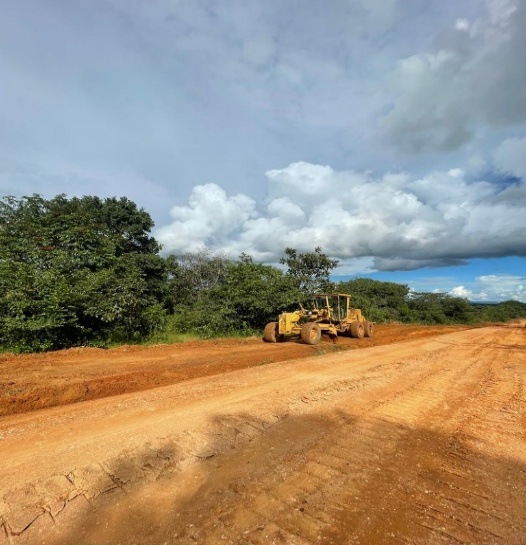 Images 2: Haul Road Development between Danielle Plateau and Inland Rail Facility