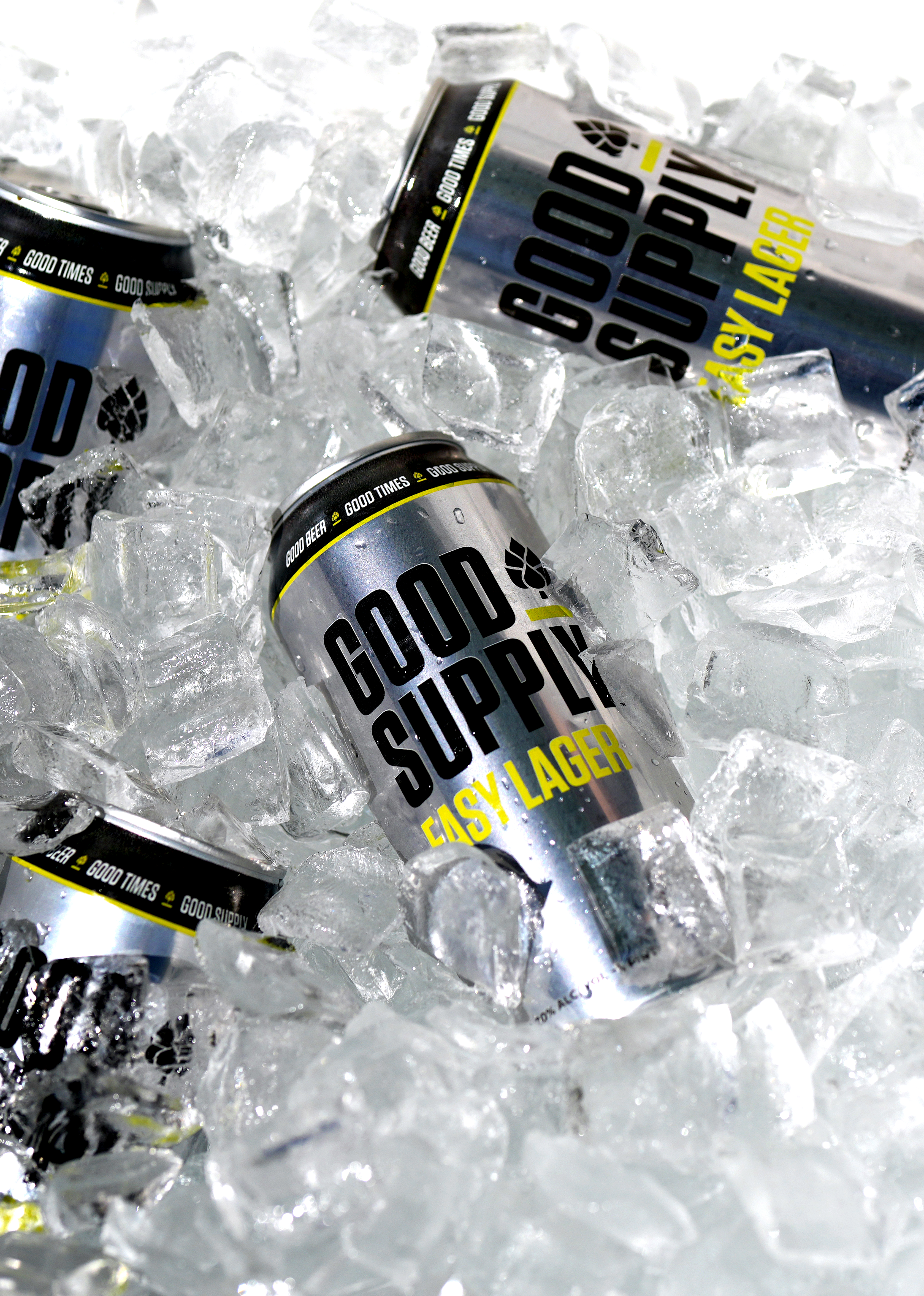Good Supply’s clean taste and premium ingredients are an ode to simplicity, yet not compromising on the things that matter, like selecting the finest Pilsner malts and investing time and thought into perfecting the recipe.