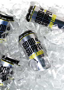 Good Supply Easy Lager is Perfectly Chilled and Ready for Easy-Drinking