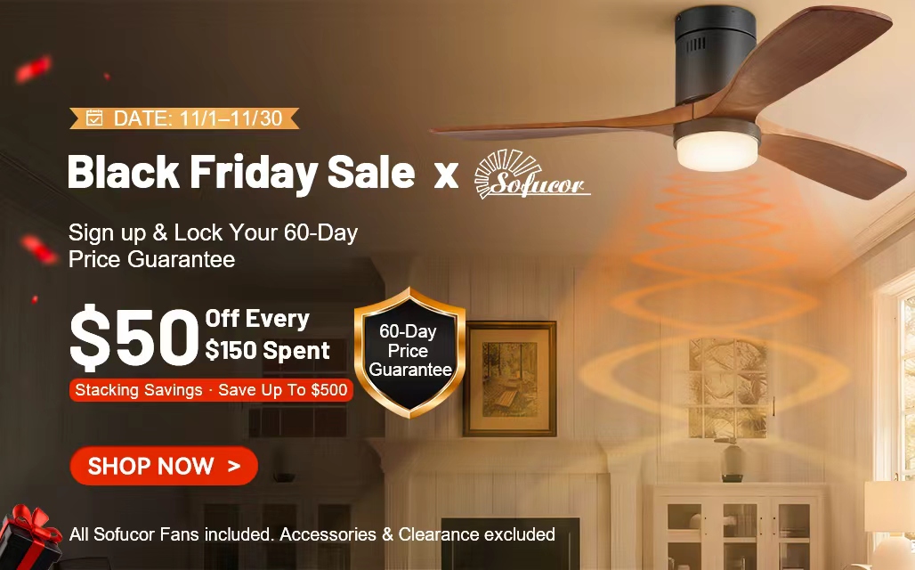 Sofucor Launches Black Friday Sale: Save Big on Aura, Wave, and Neo Fans