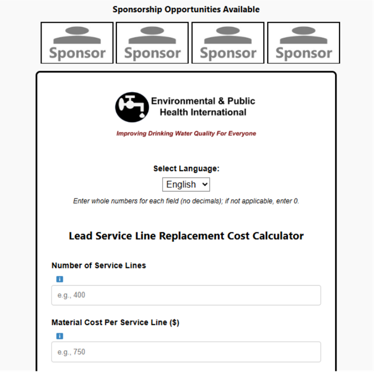 Former EPA Official Launches Lead Service Line Replacement Cost Calculator to Support Local Government Efforts