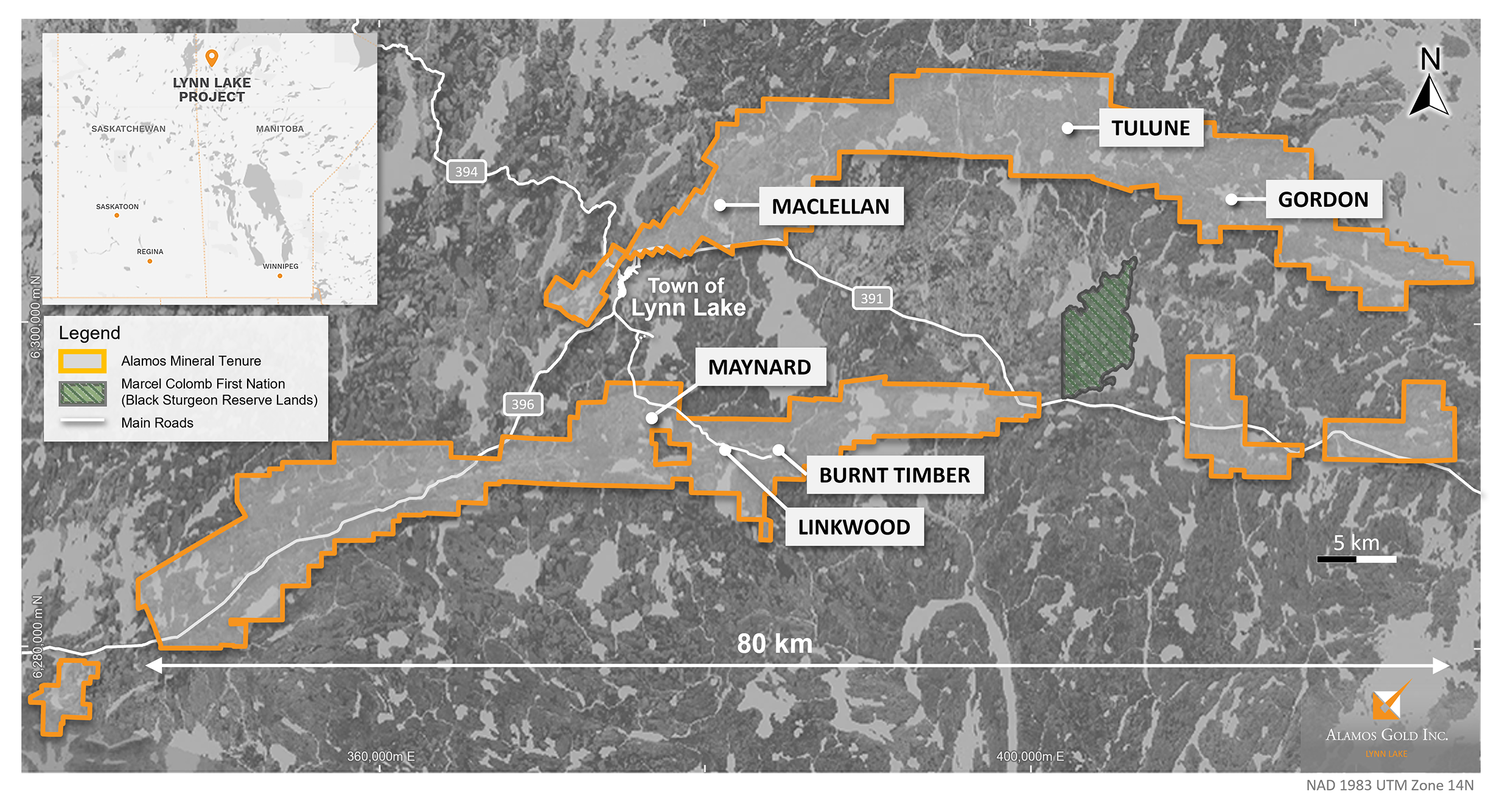 Figure 1 Lynn Lake Project