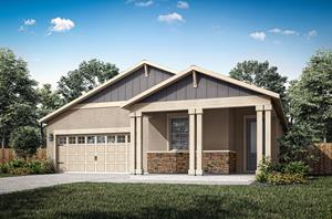 Artist Rendering of one-story Imperial plan by LGI Homes.
