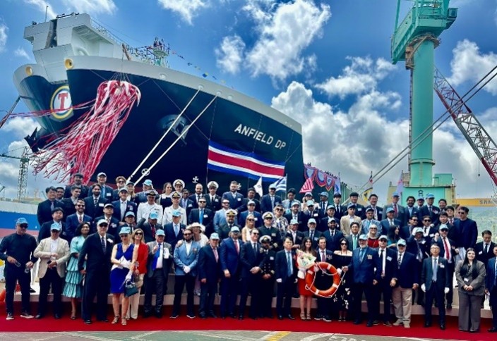 TEN Ltd. Announces Delivery and Naming of the Third in a Series of Twelve DP2 Shuttle Tankers Ordered at Samsung Heavy Industries, South Korea