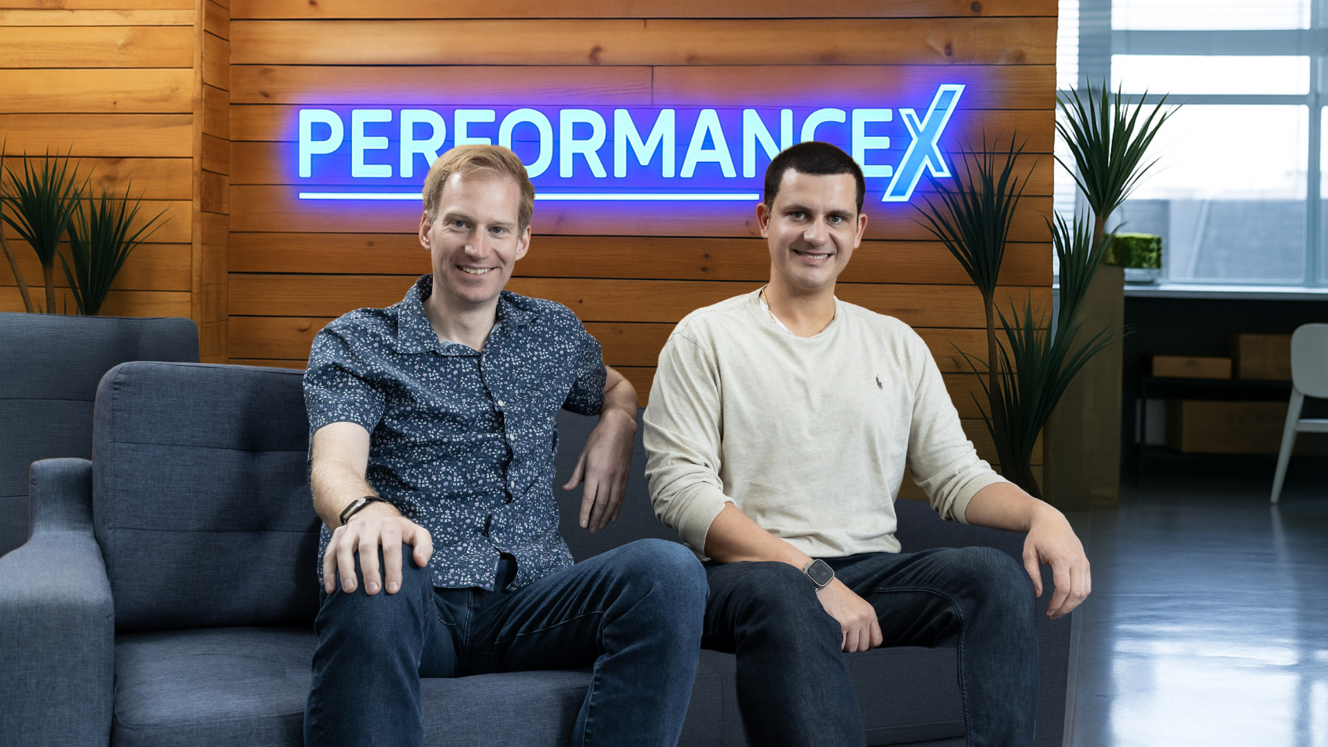 PerformanceX Founders at Company Headquarters