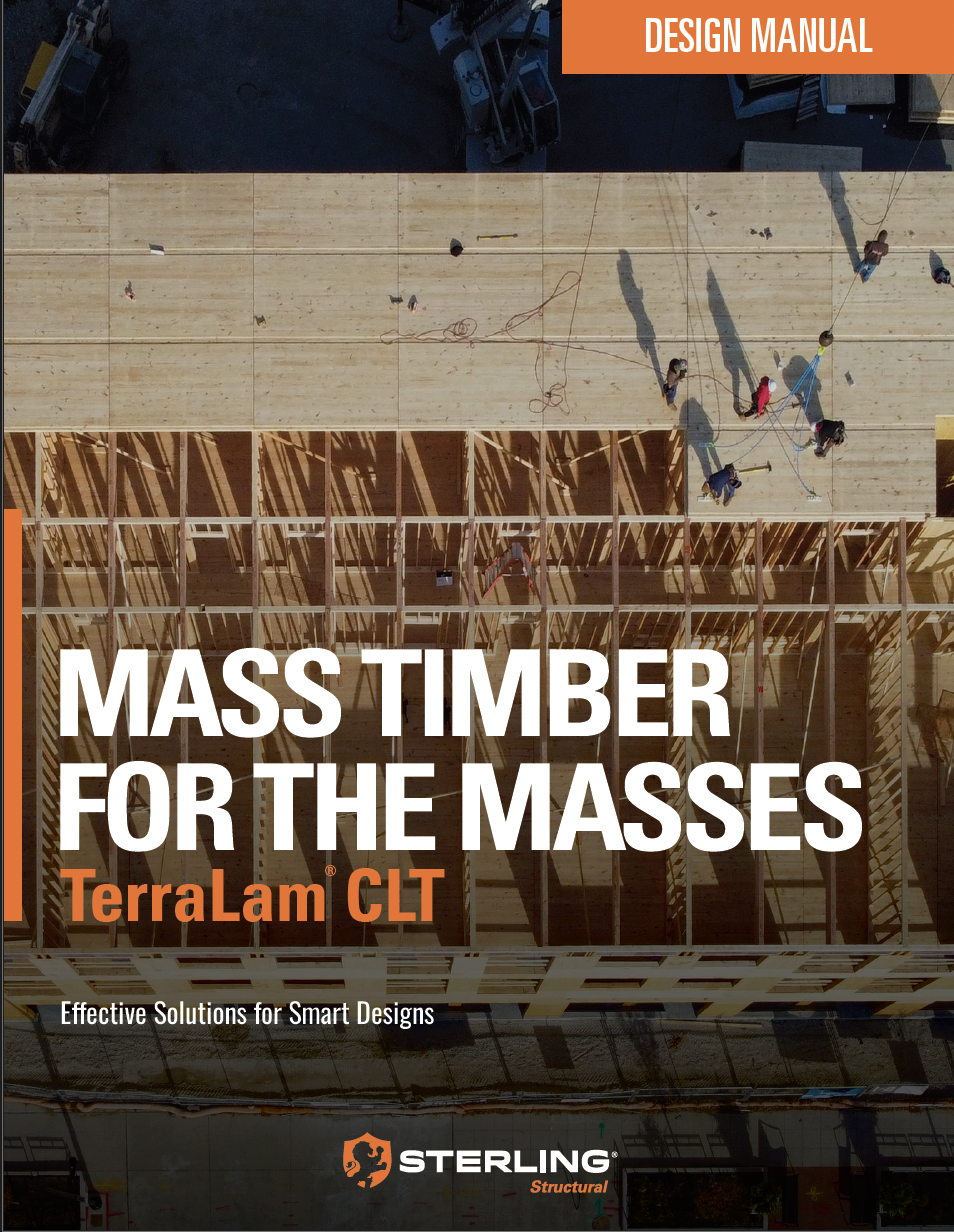 Sterling Structural Mass Timber Design Manual Cover Image
