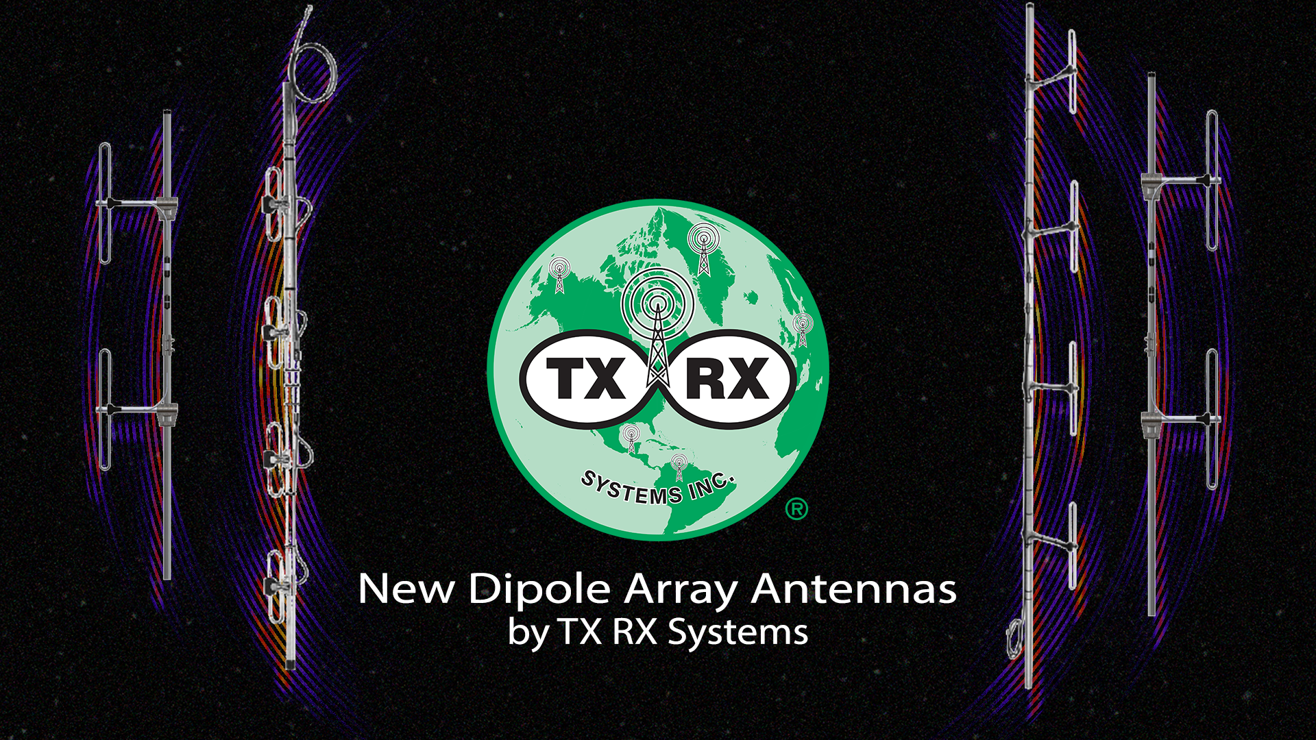 TX RX Systems Dipole Antennas