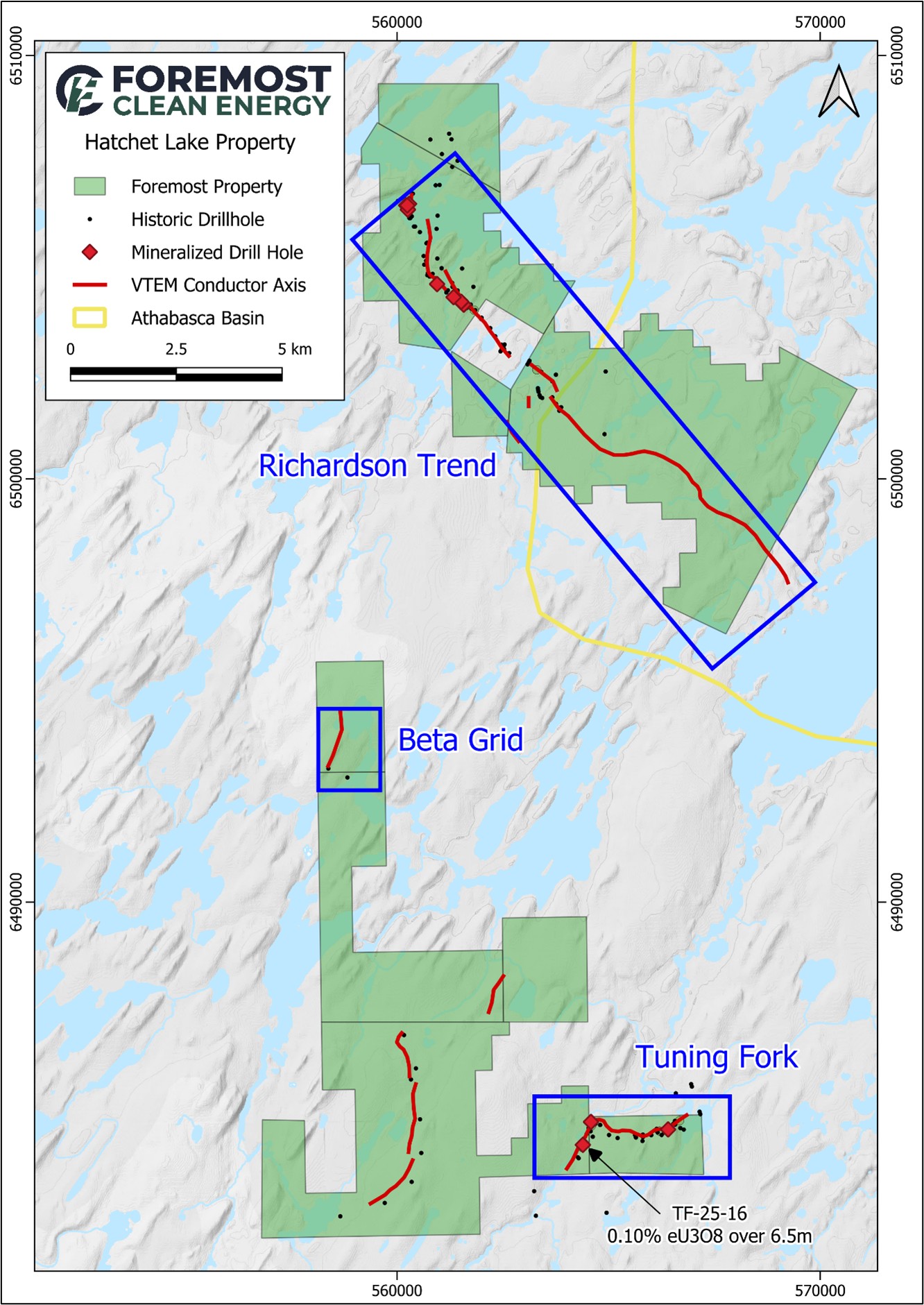 Figure 2. Primary Exploration Target Areas.