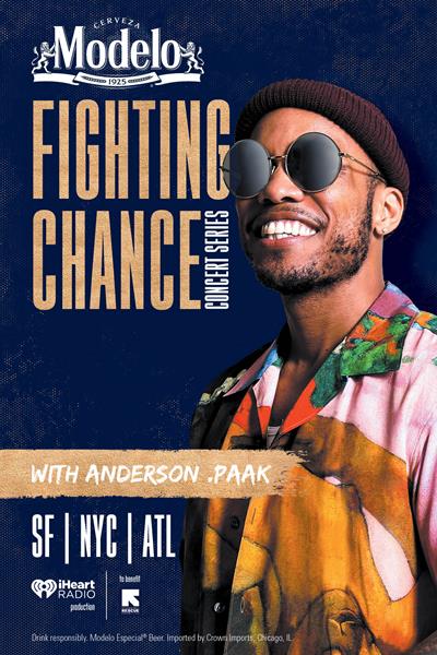 Anderson .Paak Headlines Modelo Fighting Chance Concert Series
