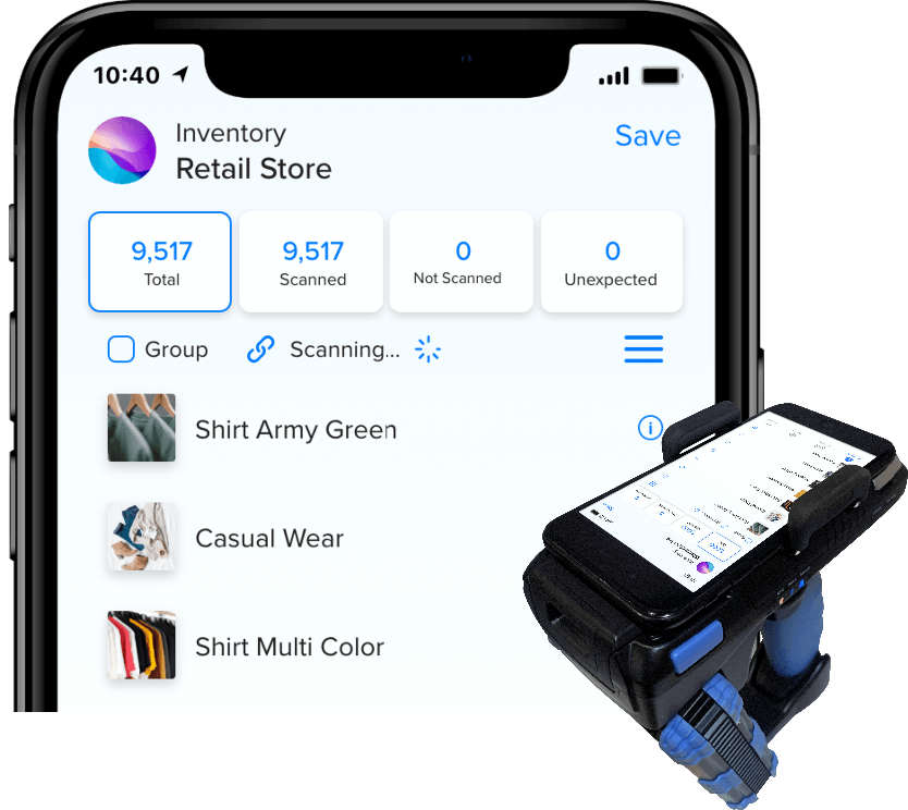 SimplyRFID Wave Inventory App