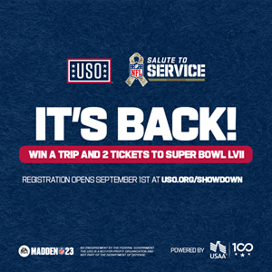 USO and NFL - Salute to Service Madden 23 Tournament