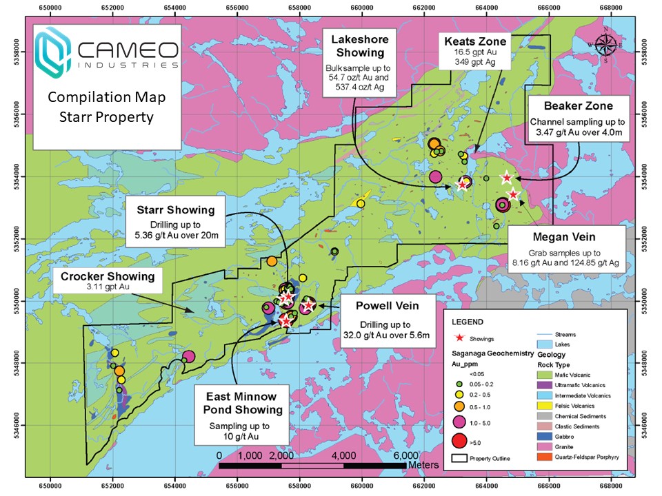 Figure 1: Starr Property Compilation Map