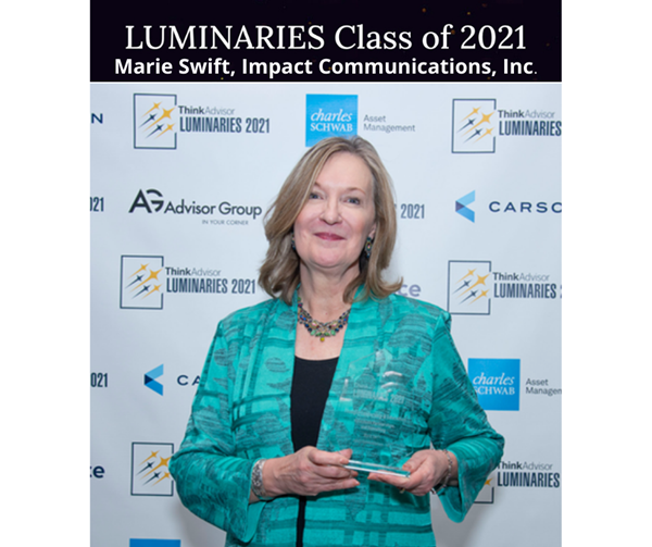 Impact Communications Founder and CEO Marie Swift Receives 2021 Luminaries Award