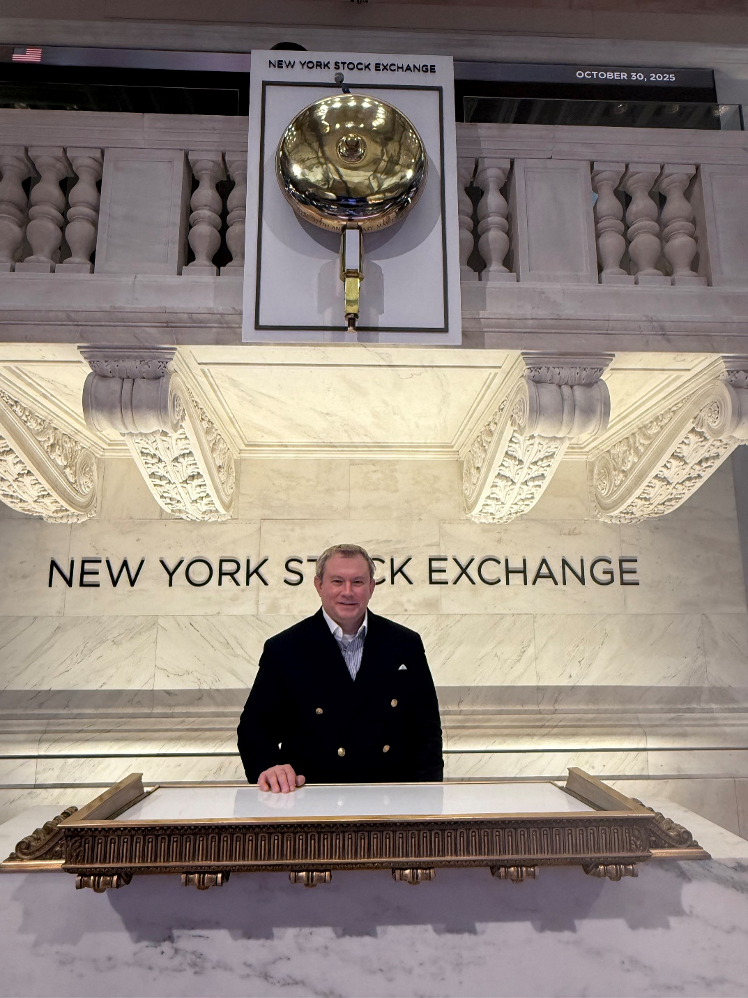 Chairman & CEO Joshua Sodaitis visited the floor of the New York Stock Exchange (NYSE)
