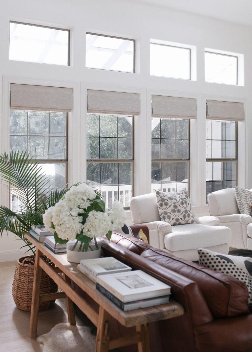 TWOPAGES Motorized Roman Shade