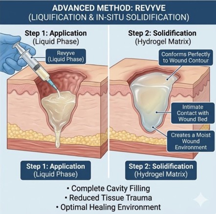 Thermoreversibility of US FDA 510(k) cleared revyve Antimicrobial Wound Gel and revyve Antimicrobial Wound Gel Spray 