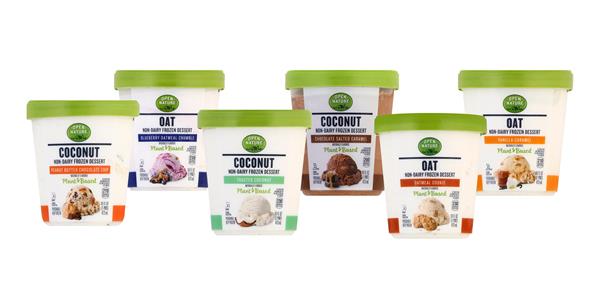 New Open Nature plant-based, non-dairy frozen desserts from Albertsons Companies