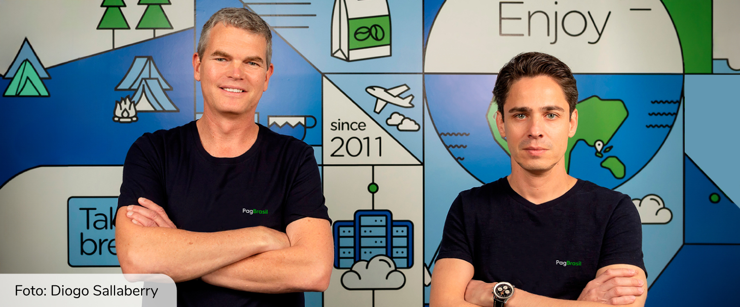 Created in 2011, by partners Alex Hoffmann (right) and Ralf Germer (left), PagBrasil has been a pioneer in creating innovative technologies that add value for merchants and consumers in Brazil and abroad. The company has integration with all the main payment methods in the country and is a partner of the main e-commerce platforms, such as Shopify, Salesforce, and VTEX.