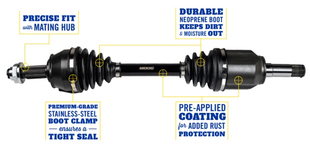MOOG Premium CV Axle