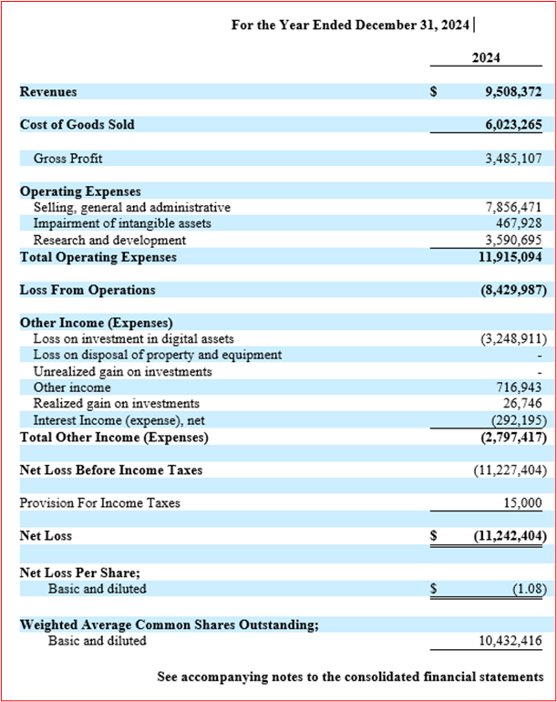 Revenues - December 31, 2024