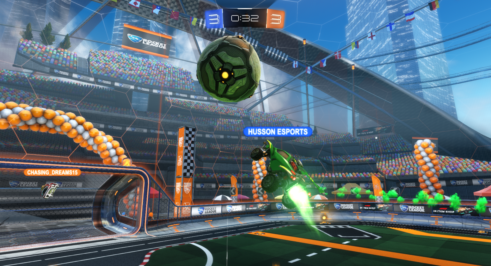 Husson Esports Rocket League Screenshot