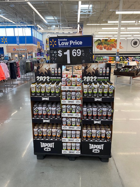 TapouT displays in Walmart San Diego Area