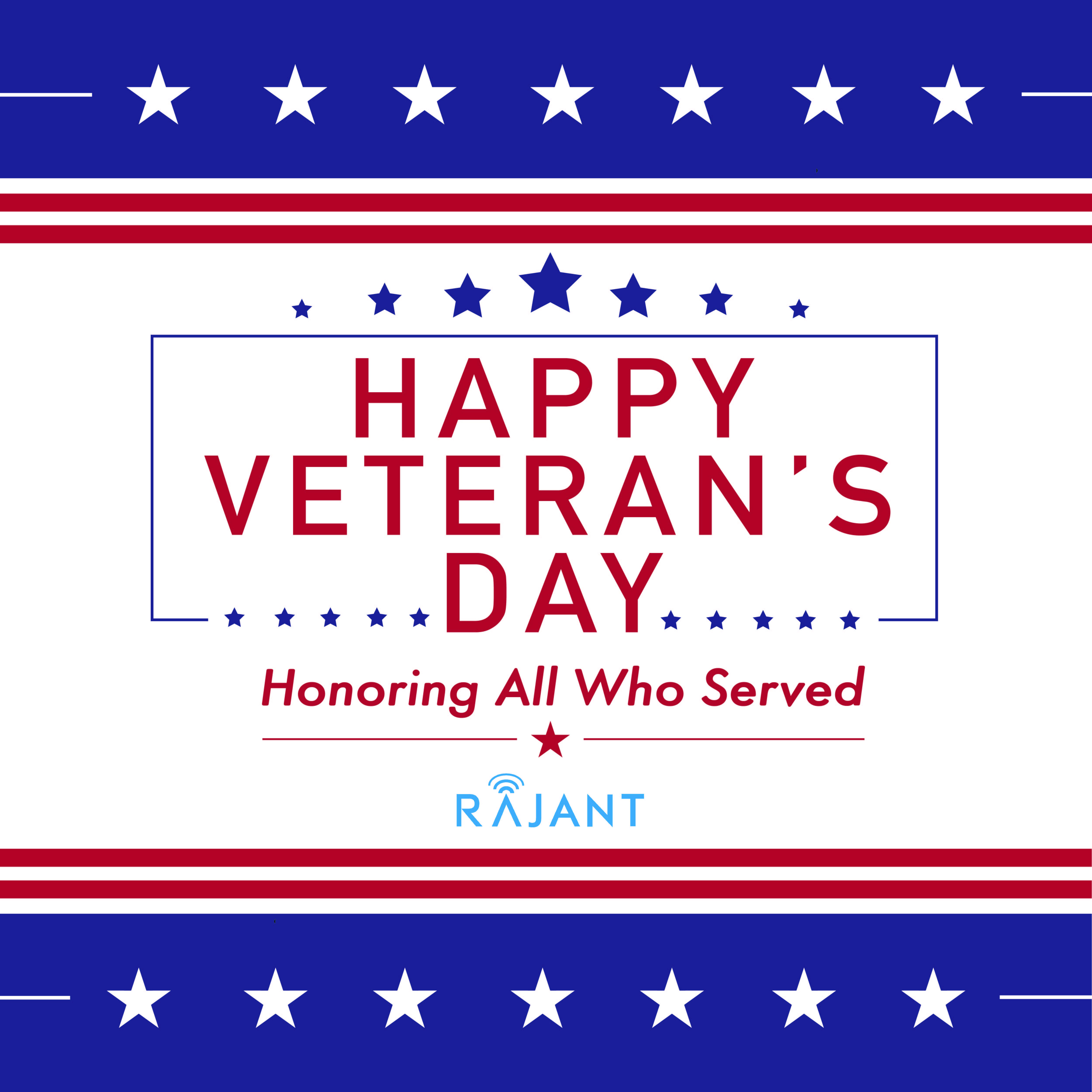 Rajant Corporation Honors Veterans on November 11th