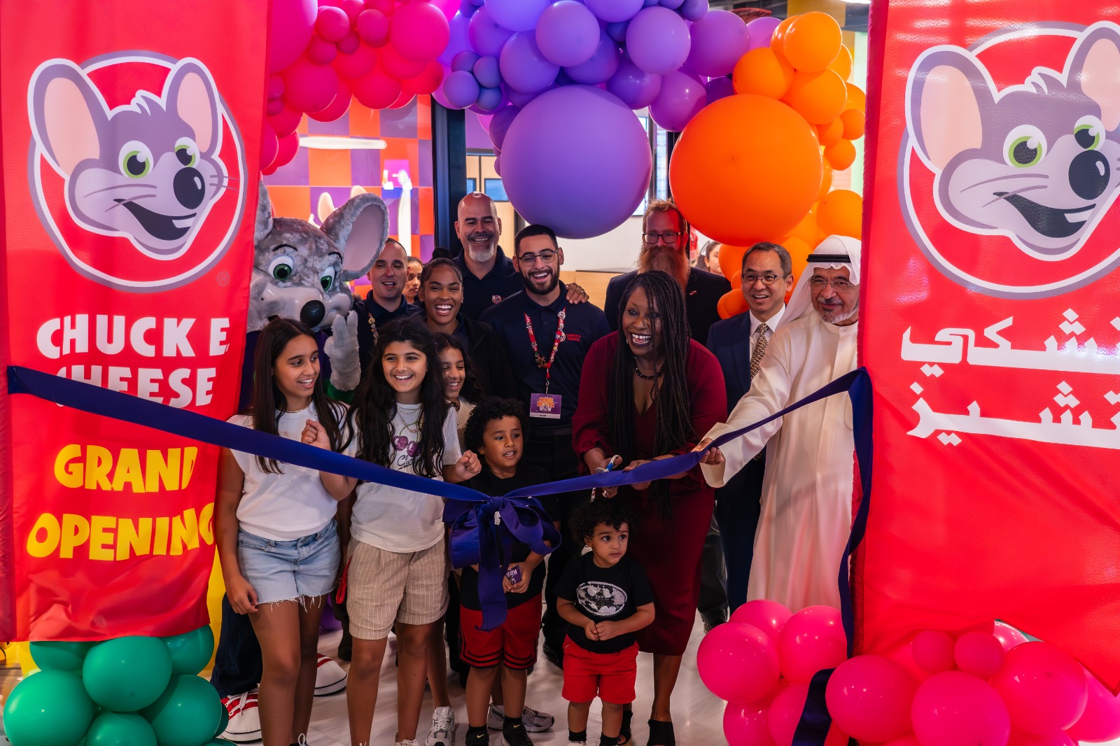 Ribbon Cutting Chuck E. Cheese