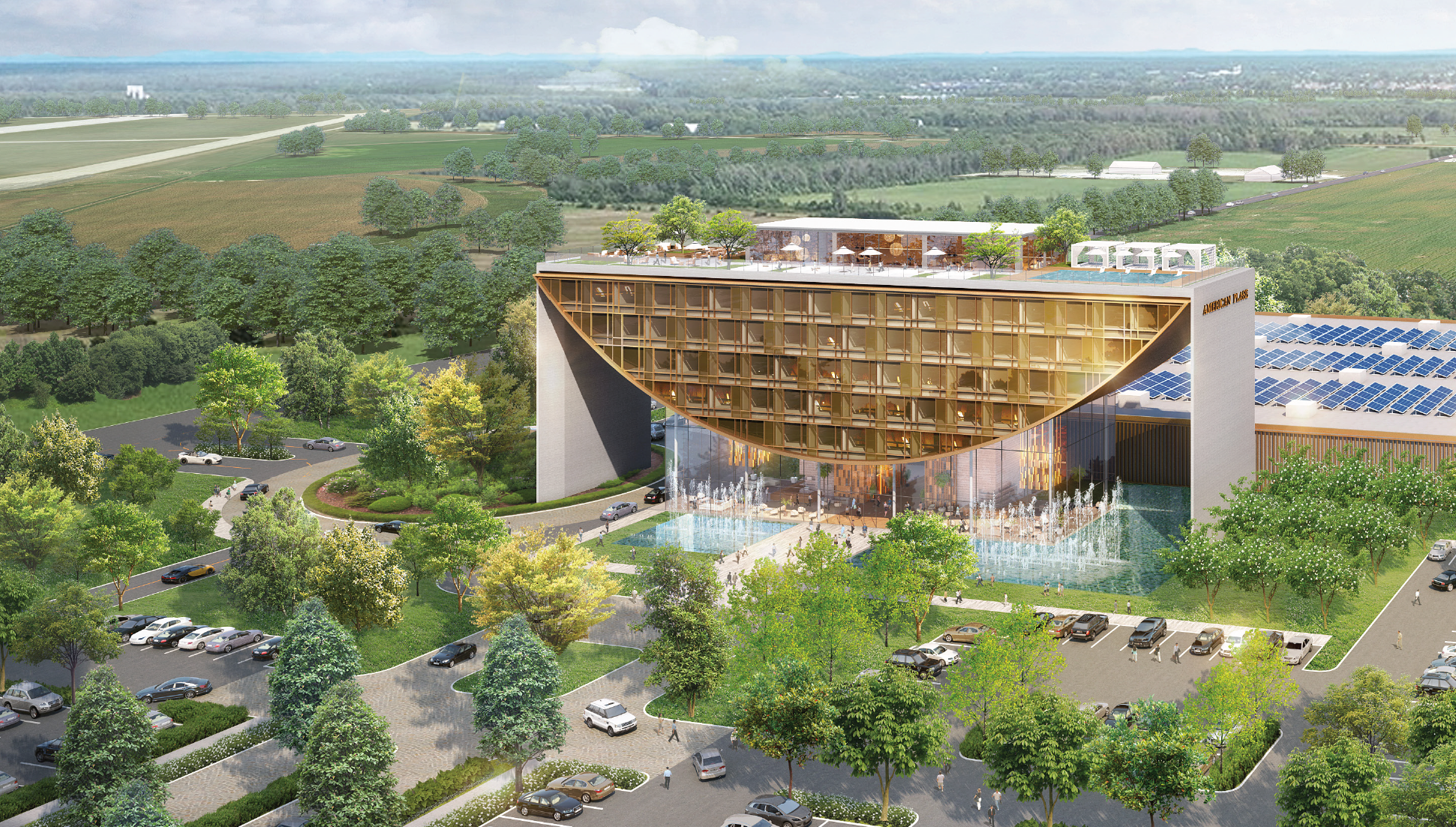 American Place, a new gaming and entertainment destination proposed by Full House Resorts for Terre Haute, Indiana