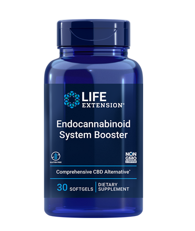 Life Extension's Endocannabinoid System Booster helps maintain whole-body balance, comfort, and beyond. Your endocannabinoid system (ECS) is a complex cell-signaling system that governs everything from sleep patterns to appetite and metabolism. This formula helps encourage ECS activity. 