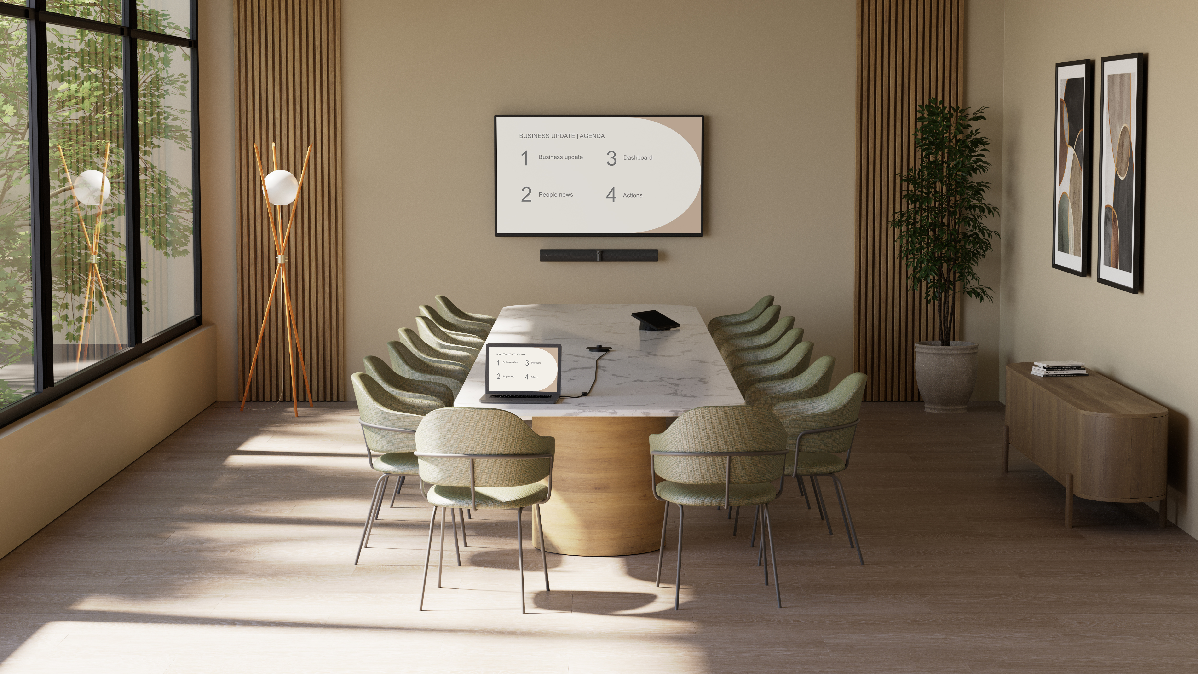 New Jabra Reach, a single-cable BYOD extension solution, shown with PanaCast 55 VBS.