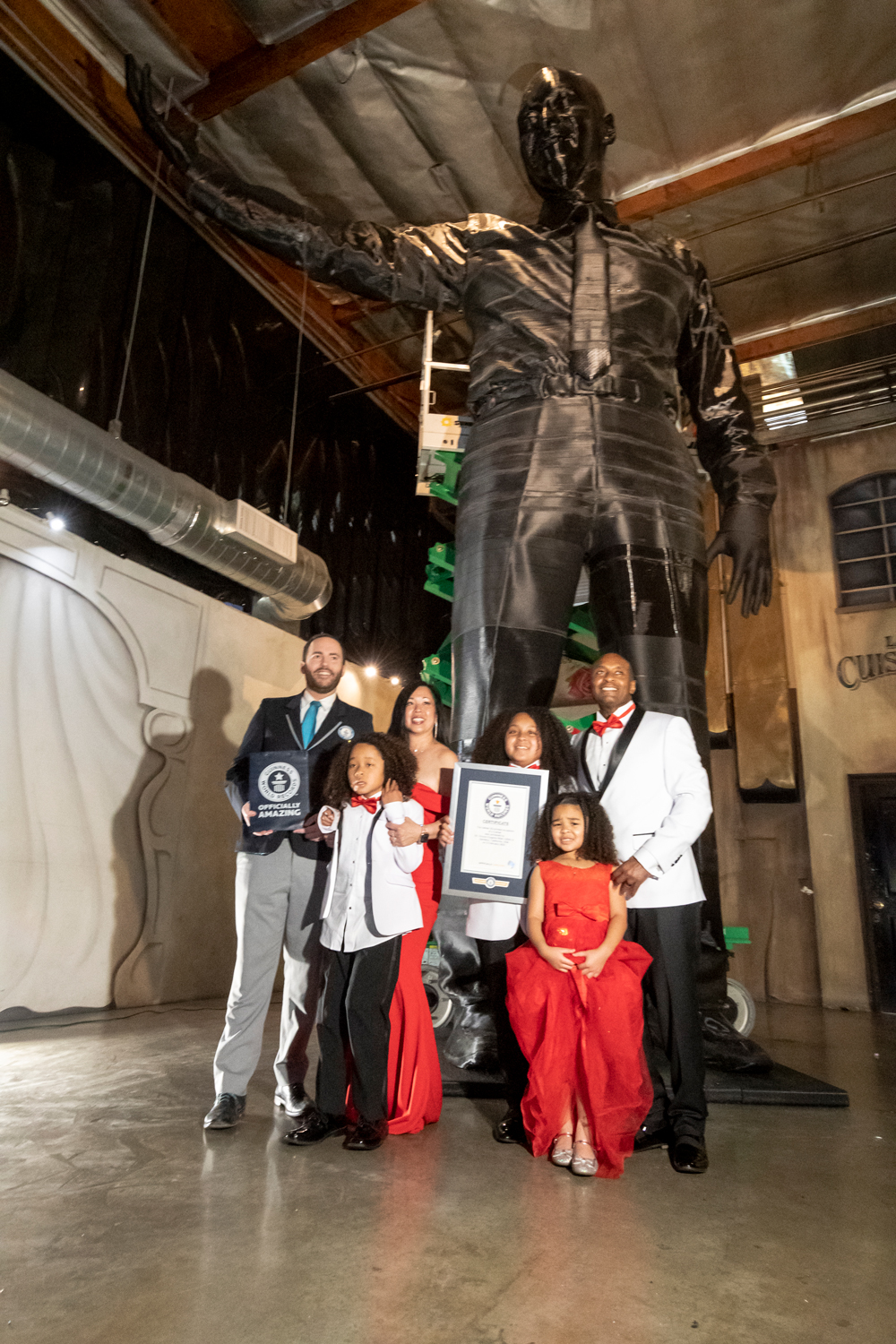 Dr. Vinson Eugene Allen breaks a GUINNESS WORLD RECORD