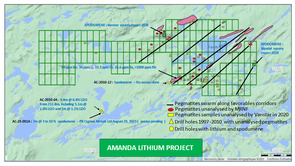 amanda_pegmatite_map