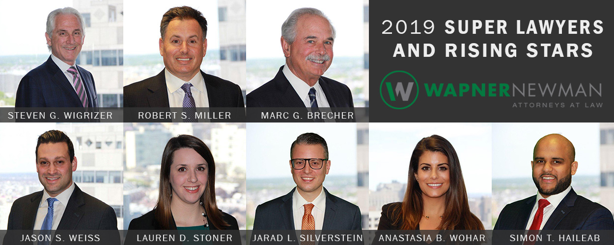 Wapner Newman Wigrizer Brecher & Miller's 2019 Super Lawyers and Rising Stars 
