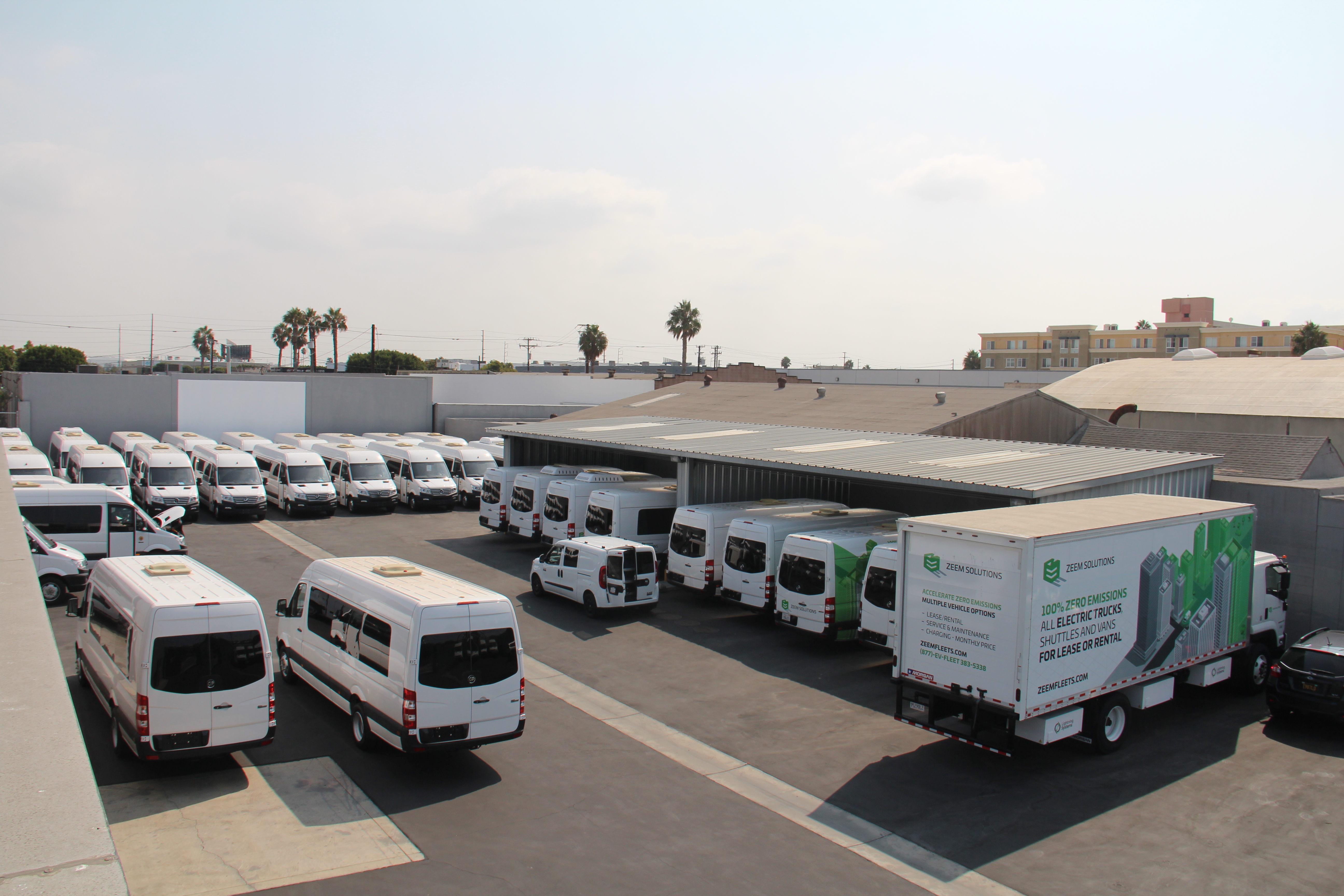 Zeem Solutions EV Fleet Depot in Inglewood, CA