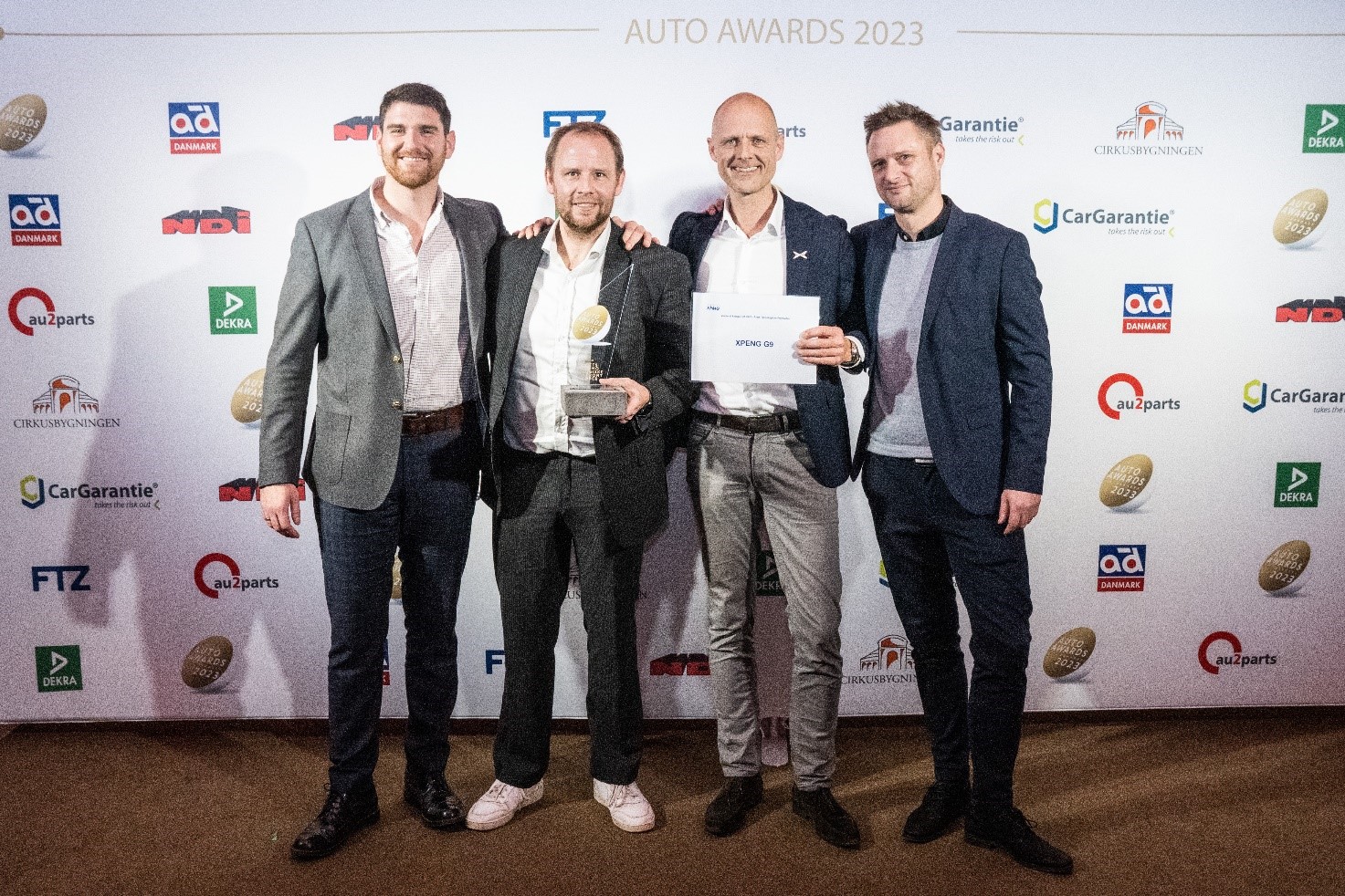XPENG at Danish award show Auto Awards 2023
