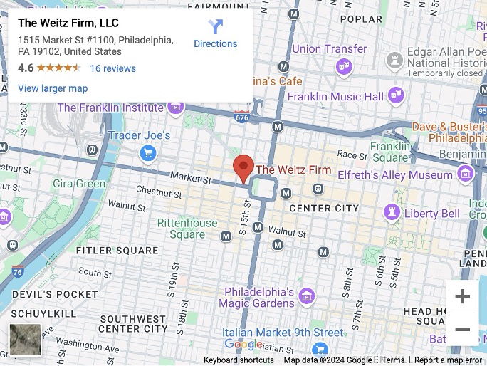 The Weitz Firm, LLC on Google Maps