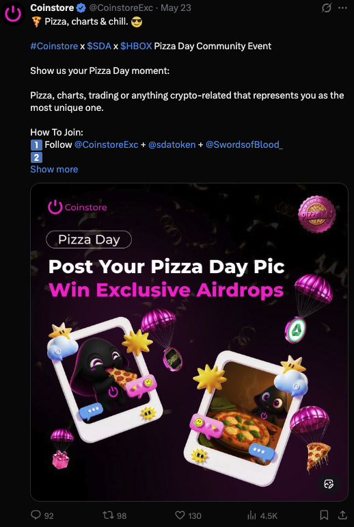 From Pizza Day to FIFA World Cup 2026, Coinstore Brings Crypto and Football Communities Together