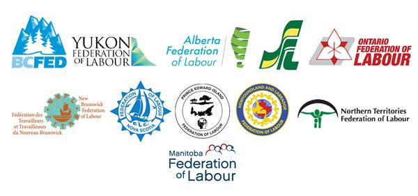 Canada’s provincial and territorial federations of labour