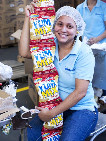Yummies snacks are sold throughout the Central American region and beyond