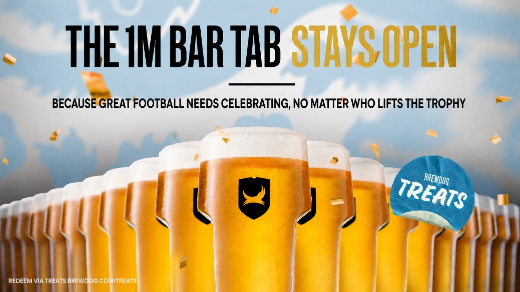 BrewDog 1M Bar Tab