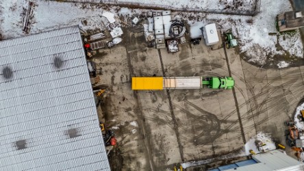 XSPEE3D arriving at the US Army's Cold Region's Research and Engineering Laboratory (CRREL) in Hanover, New Hampshire