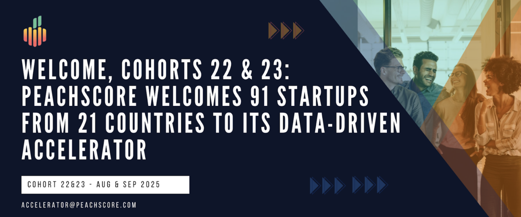 Peachscore Welcomes 91 Startups from 21 Countries to Its Global Data-Driven Accelerator