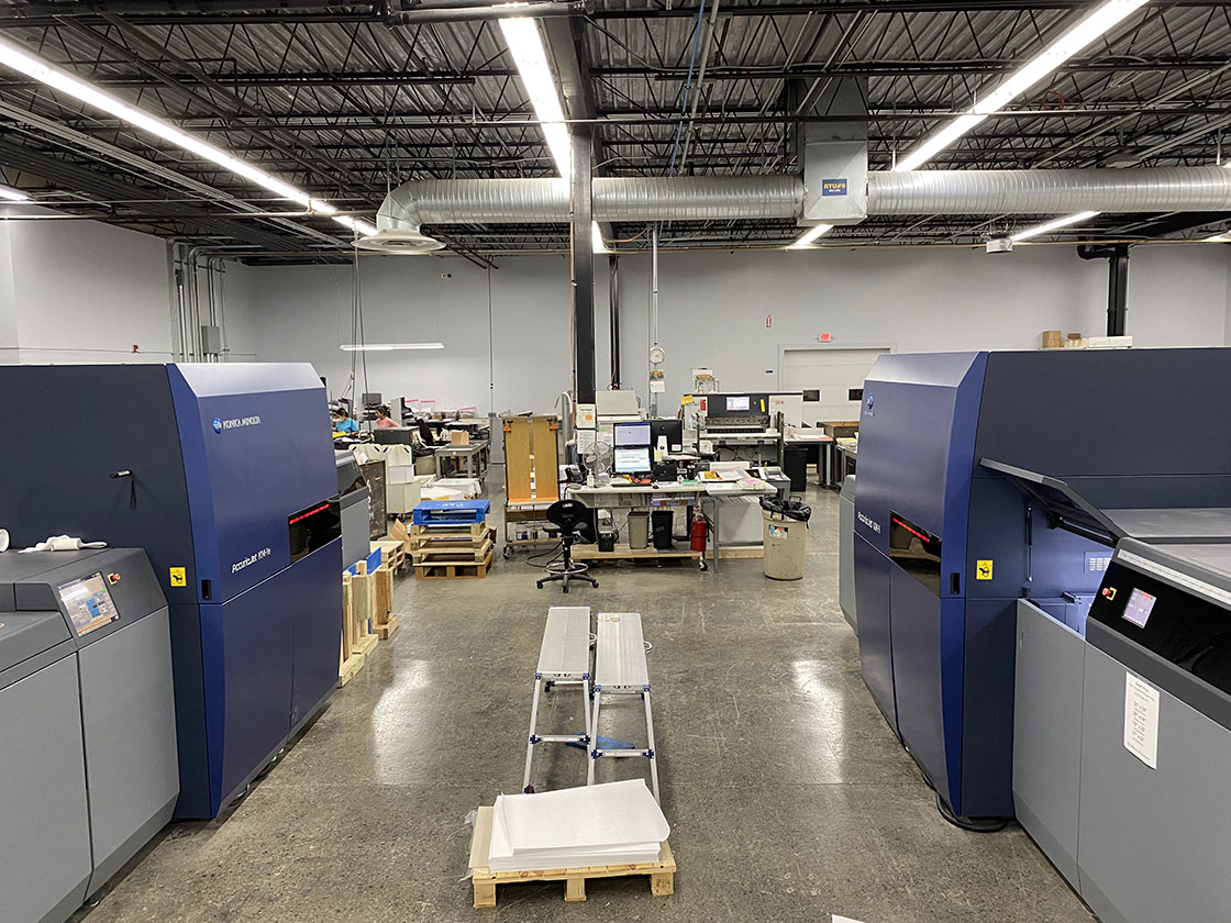 Zenger Group in Tonawanda, New York has installed a second Konica Minolta AccurioJet KM-1e LED UV Inkjet Press