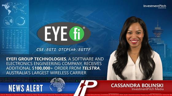 EYEfi Group Technologies, a software and electronics engineering company, receives additional order from Telstra, Australia’s largest wireless carrier: EYEfi Group Technologies, a software and electronics engineering company, receives additional order from Telstra, Australia’s largest wireless carrier