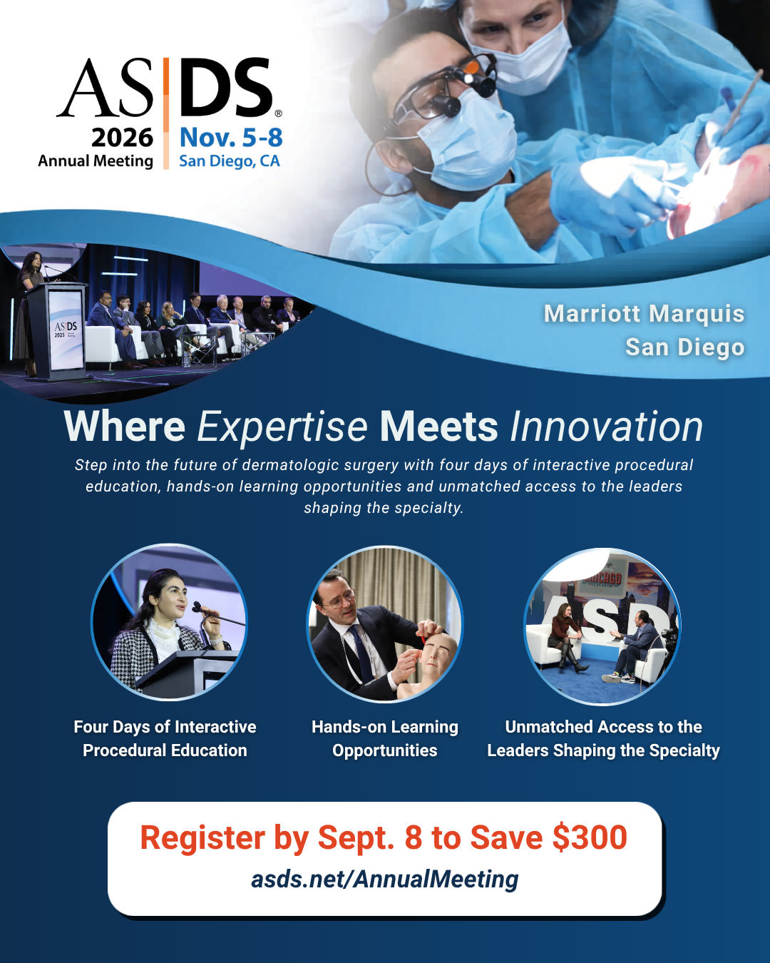 ASDS Opens Registration for Annual Conference in San Diego