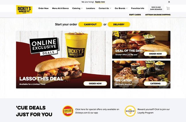 Dickey’s Introduces New Website & App Enhancements