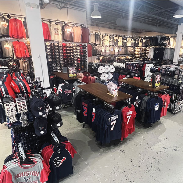 Shop the widest selection of Houston Texans gear at Rally House First Colony Mall in Sugar Land, Texas!